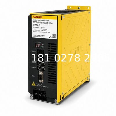 quality Fanuc Spindle Drive SPM-2.2i A06B-6112-H002#H550 Supporting Wide Voltage Range and Dual Sensor Inputs for CNC Machine Operation factory